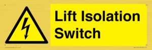 Lift Isolation Switch